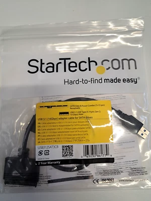 Startech - USB312SAT3CB - Usb 3.1 10gb/s Adapter Cable For 2.5" Sata Drives