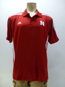 nebraska adidas polo