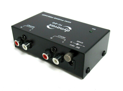 Dynavox TC-20 Mini Phonovorverstärker Plattenspieler Vorverstärker Preamp