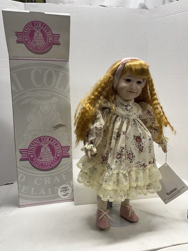 Bambola in porcellana artigianale collezione Tussini Andrea 31158. Nuovo con scatola originale - Foto 3 di 8