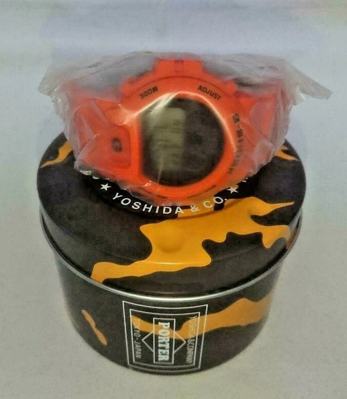 PORTER CASIO G-SHOCK 2018 DW-6900 ORANGE ver. collaboration Limited *NEW* Japan