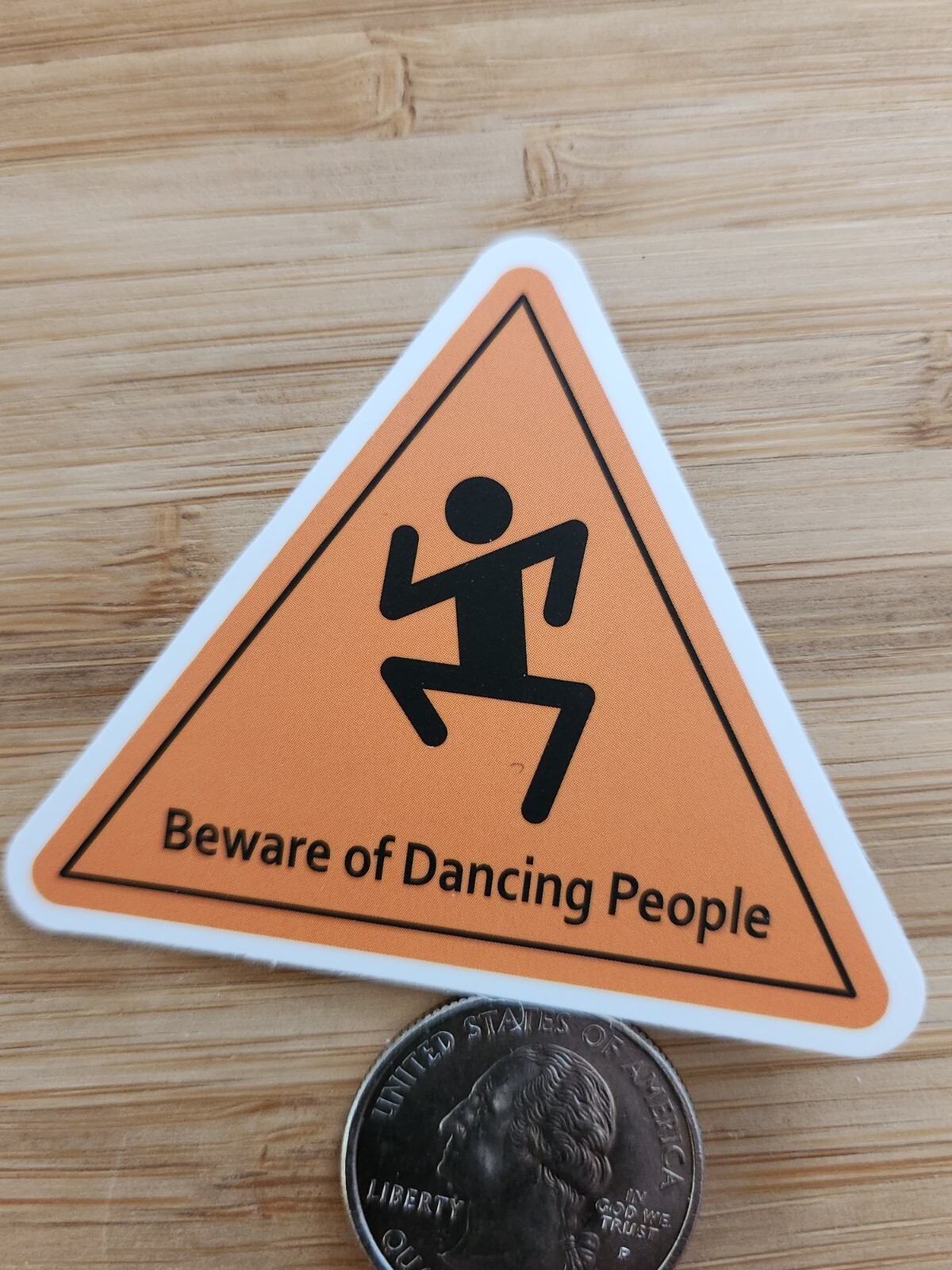 Dancing Sticker Laptop Sticker Decal Funny Sticker Joke Gag 