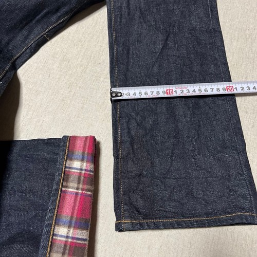 One Piece Chopper Men's Denim Jeans Pants Indigo Blue Size S PROJECT SR'ES - Picture 8 of 20