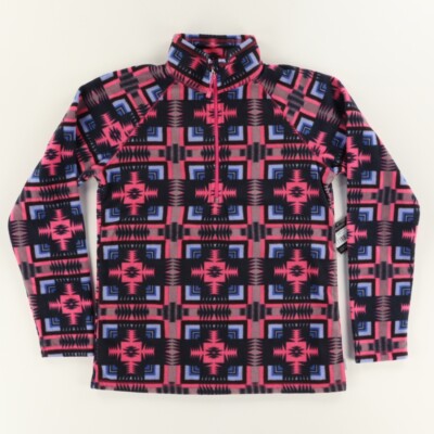 Eddie Bauer Quest 1/4 Zip Fleece Aztec Sweater Women's S