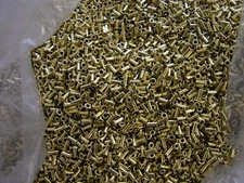 brass tubular rivet / hollow  100 pcs.