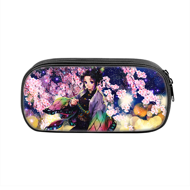 Astuccio Anime Kamado Nezuko Grande Capacità | 21x8x13 Cm | Poliestere | Personaggi Demon Slayer Per Studenti
