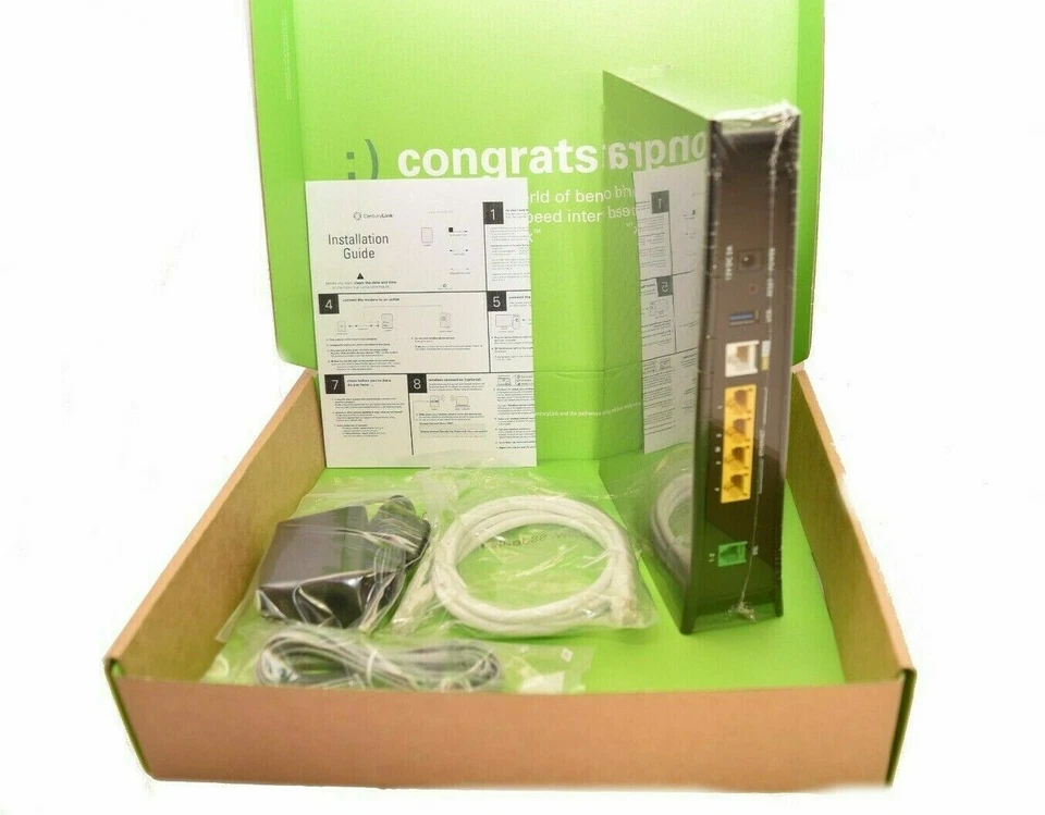 CenturyLink C3000Z AC2200 DSL Fiber Bonding Gateway Wireless Modem WiFi Router - Image 4 of 4