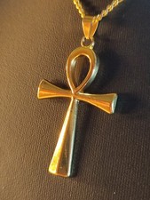 Damen Halskette in Gold Ägypten Pharao Auge des Horus Talisman Glücksbringer