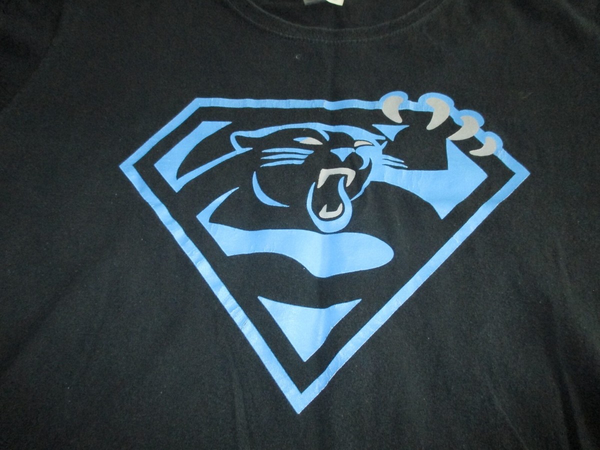 Womens black Carolina Panthers t shirt Gildan size 2X