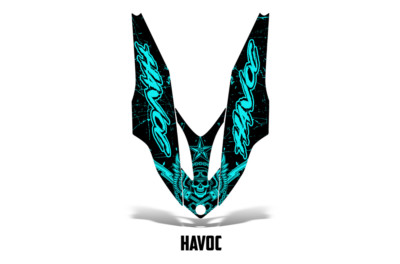 Sled HOOD ONLY Graphic Decals Stickers For Yamaha Apex 2006-2010 HAVOC MT