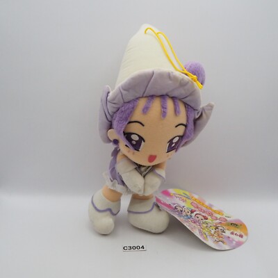 Ojamajo Doremi C3004 Onpu Segawa Broom Banpresto 2001 JUNK Plush 8'' Toy Doll 