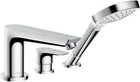 Hansgrohe 71730000 Talis E 3-hole Rim-mounted Single Lever Bath Mixer, Chrome