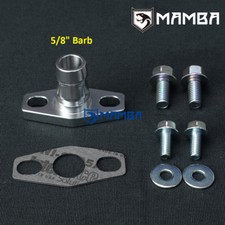 Garrett Gt2860r Gt2860rs Gtx2860r 58 Barb Turbo Oil Return Drain Flange Kit
