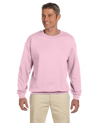 Gildan G180 Adult Cotton/Polyester Crew Neck Heavy Blend Fleece Knit Sweatshirt