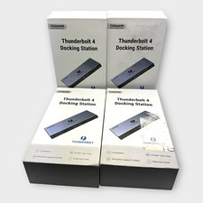 QGeeM 15 in 1 USB C Thunderbolt 4 Docking Station Lot Of 4 Used Open box Mix