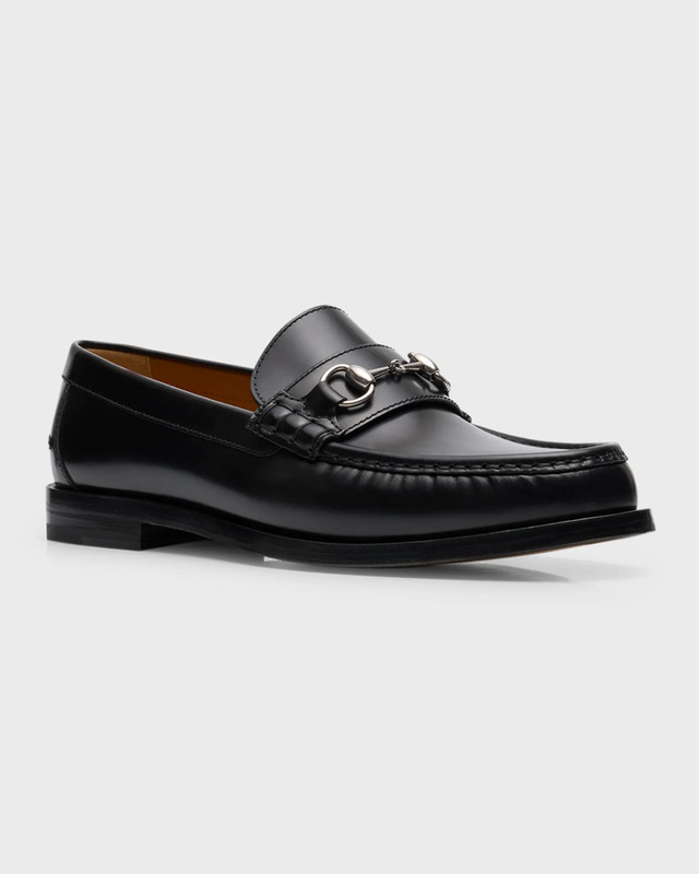 100% AUTHENTIC NEW MEN GUCCI KAVEH BLACK HORSEBIT DRIVERS/LOAFERS UK 10/ US 11