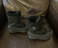 Sorel Black Insulated Drawstring Winter Children s Boots - Size 12
