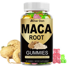 Maca Root 4:1 Extract Gummies - Male Enhancement, Energy  Performance 60ct