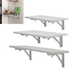 Wooden Folding Wall Mounted Table Drop-leaf Dining Table Computer Desk Kitchen