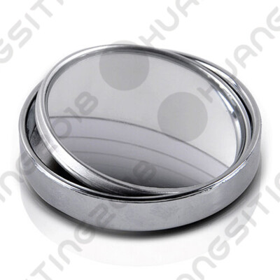 2X Auto Blind Spot Mirror Convex Wide Angle Rear Side View Silver For Toyota