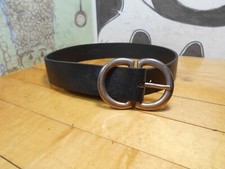 The Limited Black Leather Belt Size S CUTE 
