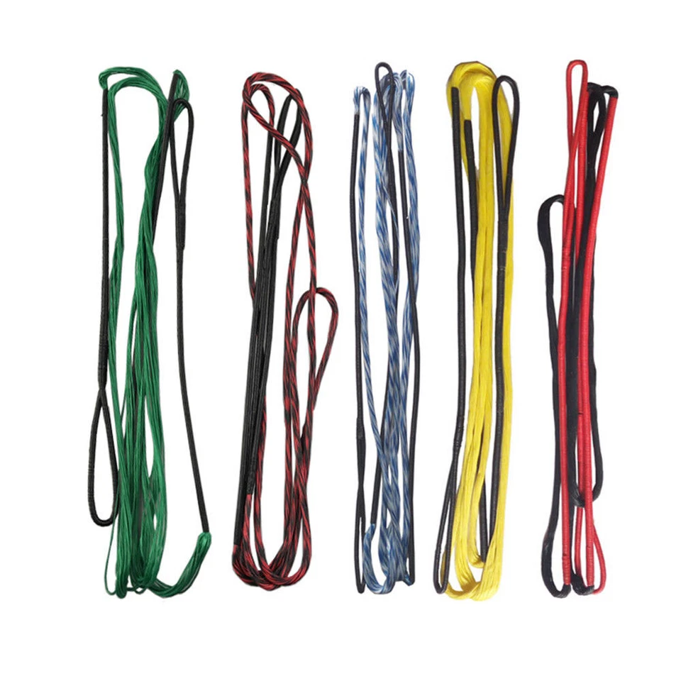 Archery AMO 48-70" Dacron Handmade Bow Strings Traditional Recurve Longbow Shoot - Image 3 of 4