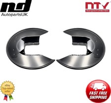 2x Disco de freno trasero cubierta antipolvo placa protector para Peugeot 306 Citroen Xsara par