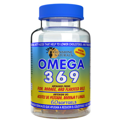 Sunshine Naturals Omega 3-6-9   60 Softgels