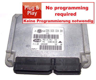 Steuergerät VW Golf 4 1,6l 16V AZD 77KW 036906034BH IAW4MV.F ECU UNLOCK