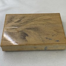 Vintage Stampscapes Wooden Rubber Stamp Tonal Swirls Water Waves Cloud Sky 1995