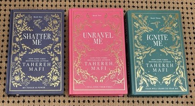 Special Edition - Shatter Me, Unravel Me, Ignite Me - Tahereh Mafi - UK ed. / HC