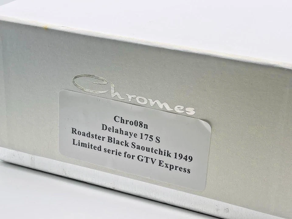 Ilario Chromes Delahaye 175 S Saoutchik 1949 Roadster CHRO08n 1:43 e minichamps - Imagem 3 de 4