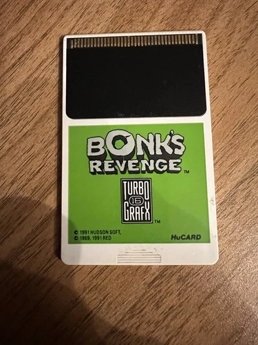 Bonks Revenge NEC Turbografx 16 Card Only