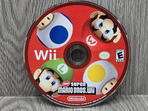 New ListingNintendo New Super Mario Bros. Wii Platformer Nintendo Wii Game Disc Disc Only