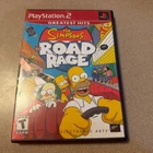 The Simpsons: Road Rage (PlayStation 2, 2001 PS2) Greatest Hits complete Tested!