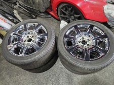 Factory Rolls Royce Wheels Tires New Chrome Set 4 Genuine OEM Ghost Dawn Wraith