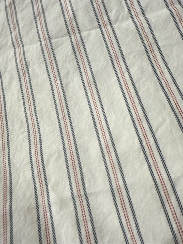 Комплект простыней Ralph Lauren Red & Blue Ticking Stripe AMERICANA Queen хлопок 4 шт. - Изображение 3 из 4