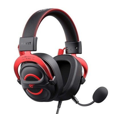 Gaming-Headset Havit H2002E Pro Schwarz/Rot