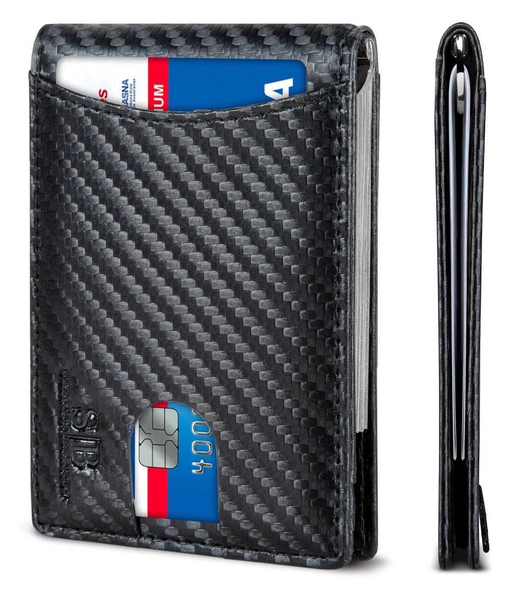 PORTAFOGLI CLIP DENARO Da Uomo Tasca Anteriore Casual Da Uomo EUR 20,67