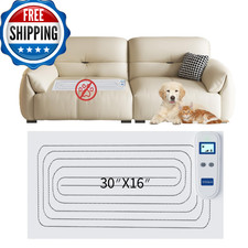 PetDeterrent Shock Mat for Dogs Cats 31x15 Rechargeable Safe Modes Countertop Fu