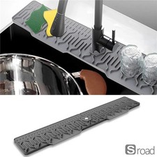 Silicone Sink Splash Guard Faucet Drip Catcher Countertop Protector 34x6