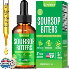 Soursop Bitters Liquid Drops 5-in-1 Detox and Cleanse with Irish