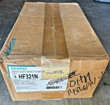 SIEMENS HF321N Safety Switch Disconnect 30 Amp 240V 3Ph 4W Fused NEMA  1 , NEW