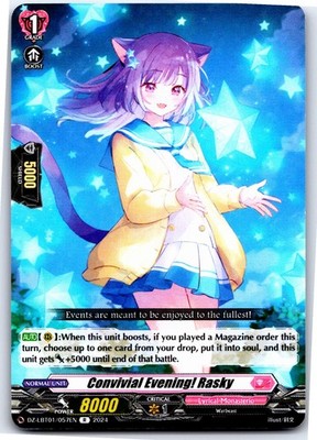 CONVIVIAL EVENING! RASKY DZ-LBT01/057EN R CARDFIGHT!! VANGUARD MP