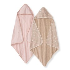 Burt's Bees Baby Hooded Towels Organic Cotton Absorbent Terry Single Ply