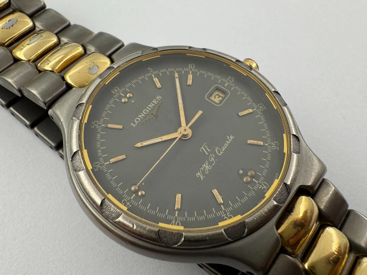 Longines Conquest Gold Plated Band Quartz Wristwatches for sale | eBay