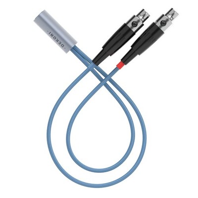DEKONI AUDIO Ensemble Cable | Post-Split | Nylon Jacket | 30cm | 4-pin mini XLR