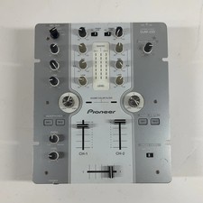 Broken Pioneer DJ DJM-250-W 2-Channel DJ Mixer Not Functional