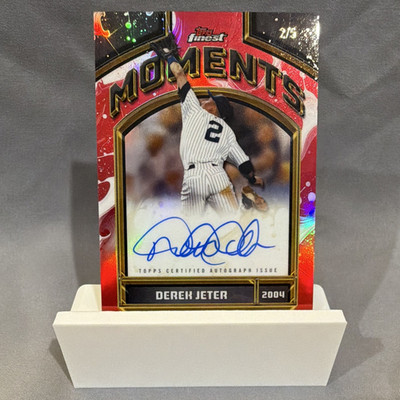 Topps Finest Baseball 2026 Derek Jeter Yankees Finest Moments Auto 2/5 #FMA-DJ