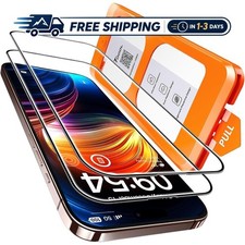 TOCOL iPhone 16 Pro Max Screen Protector Easy Installation Clear Tempered Glass